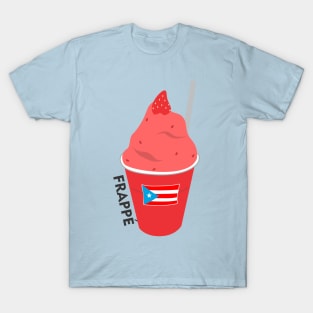 Frappe Puerto Rican Latino Food Tropical Drink T-Shirt